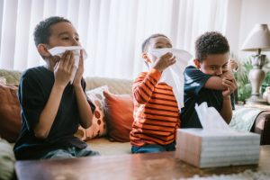 three-children-sneezing