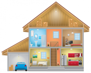 cross-section-view-of-a-house-and-various-systems-within